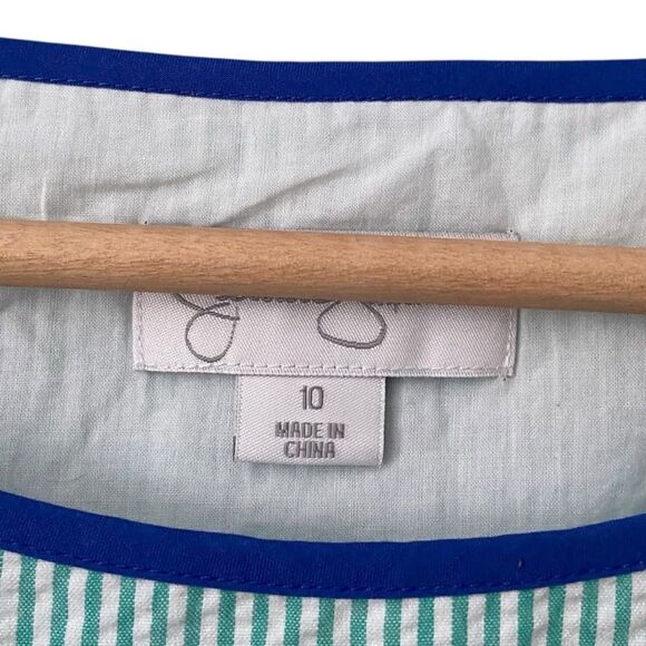 NWT Jessica Simpson Seerscuker Stripped Sleeveless Dress in Size 10 - Picture 9 of 10